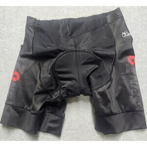 Hyper Threads Cycling Shorts Mens XL Padded Bike Shorts Black Compression Spin